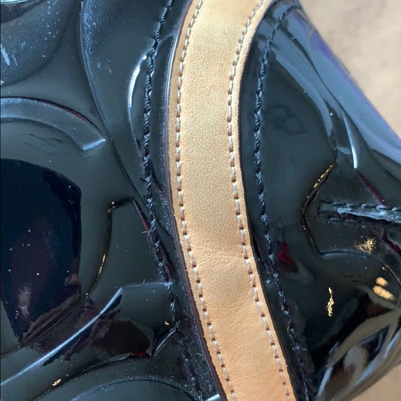 Coach Patent Leather Black Purse - Picture 4 of 4